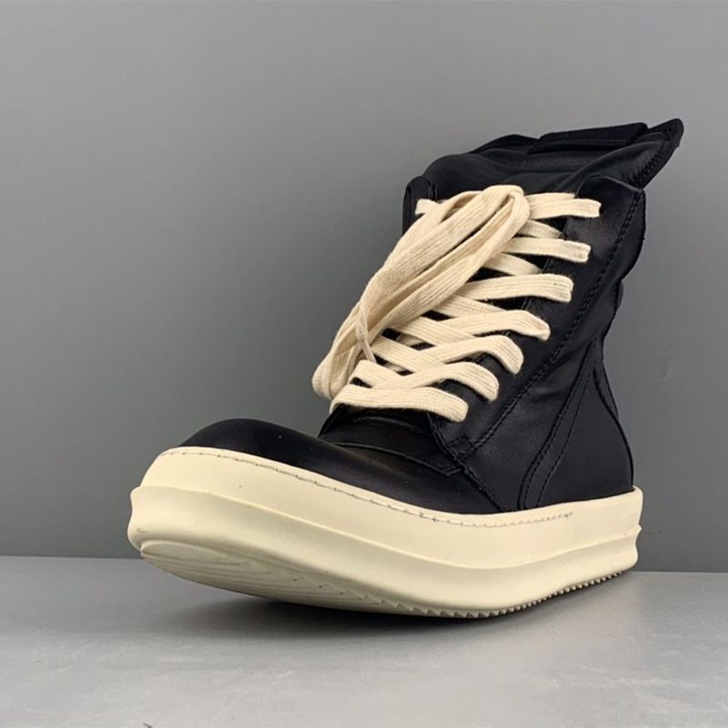 Rick Owens Geobasket High-Top Sneakers Black