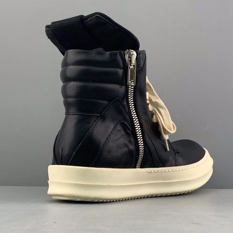 Rick Owens Geobasket High-Top Sneakers Black