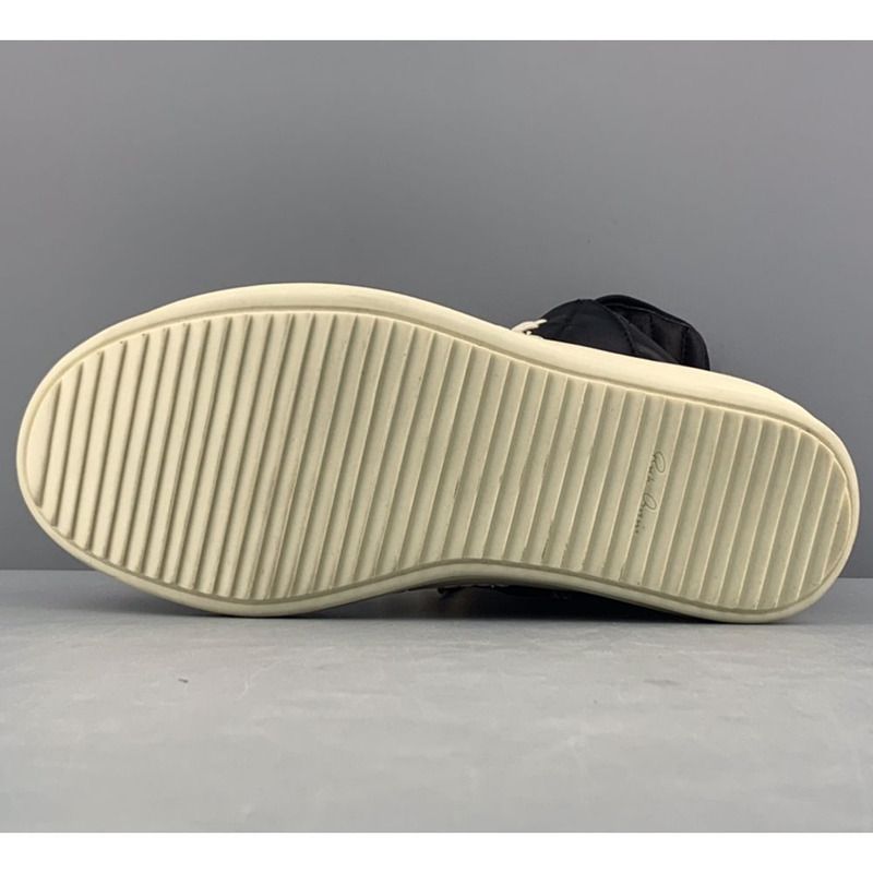 Rick Owens Geobasket High-Top Sneakers Black