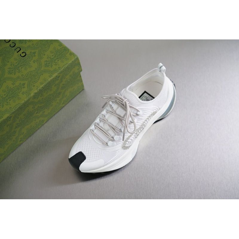G*u*i run white sneakers