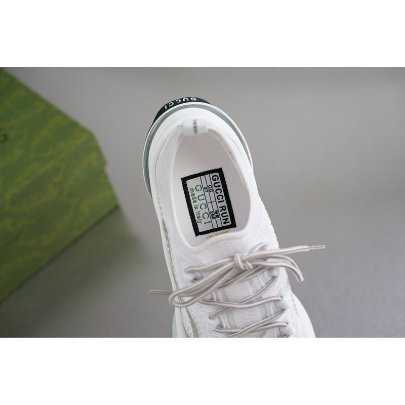 G*u*i run white sneakers