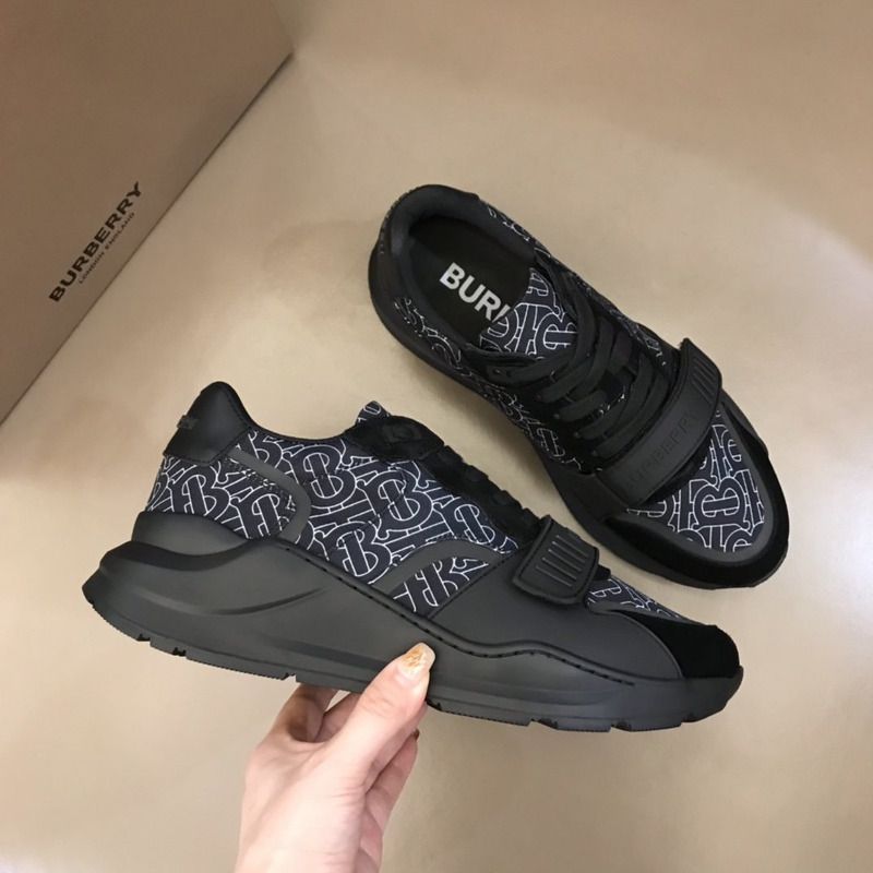 Monogram Print Nylon Sneakers