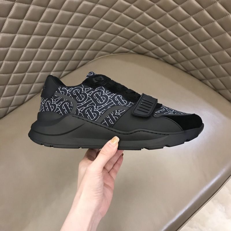 Monogram Print Nylon Sneakers