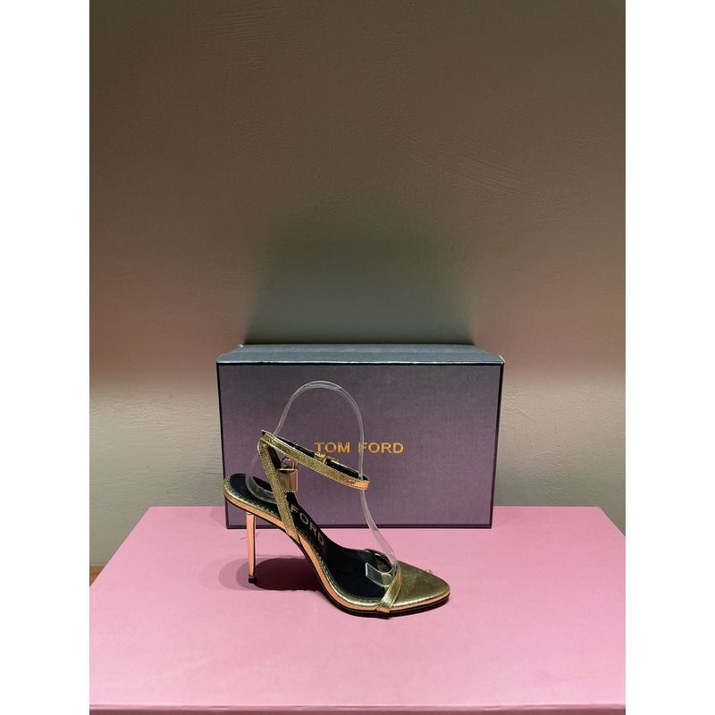 Tom Ford Golden PADLOCK SANDALS