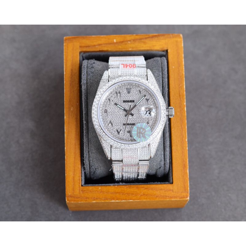 luxury quality rolex gypsophila watch set with top swarovski Di*m*nds