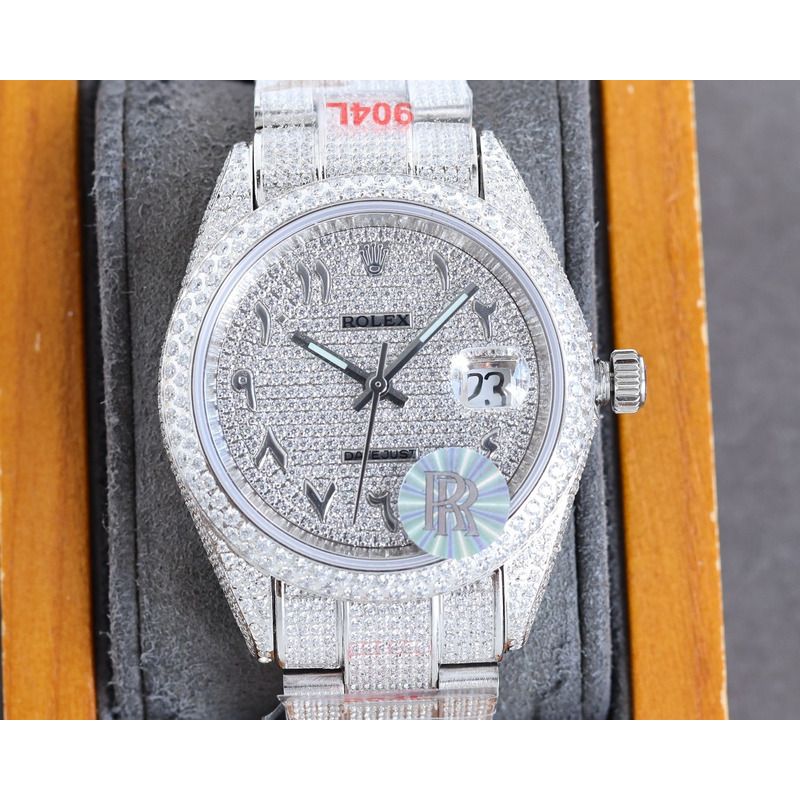 luxury quality rolex gypsophila watch set with top swarovski Di*m*nds