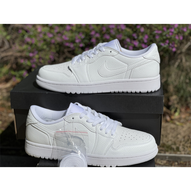Jordan 1 Low Golf 2022 Sneaker Triple White