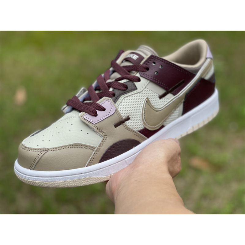 Nike Dunk Low Scrap Latte Sneaker Light Stone/Khaki-White