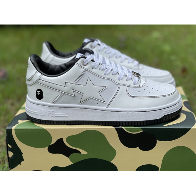 A Bathing Ape Bape Sta Low Sneaker White
