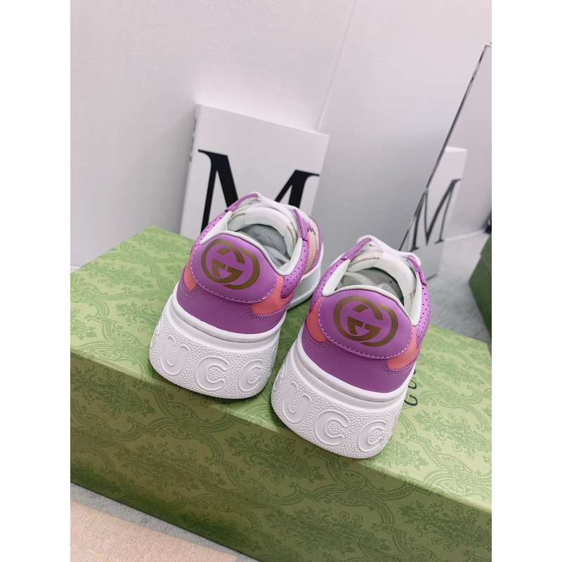 G*u*i chunky b sneaker pink and purple