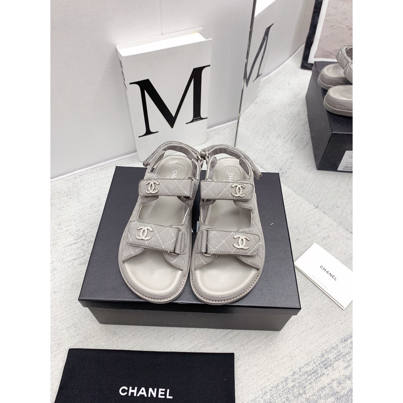 Ch*el dad sandals gray
