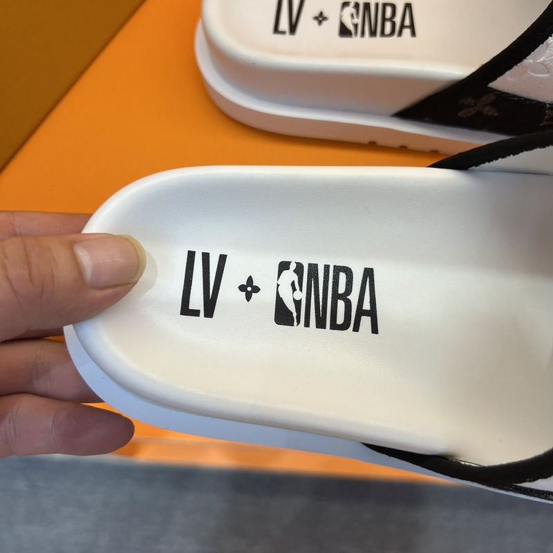 l**is V*t*n x nba trainer black & white