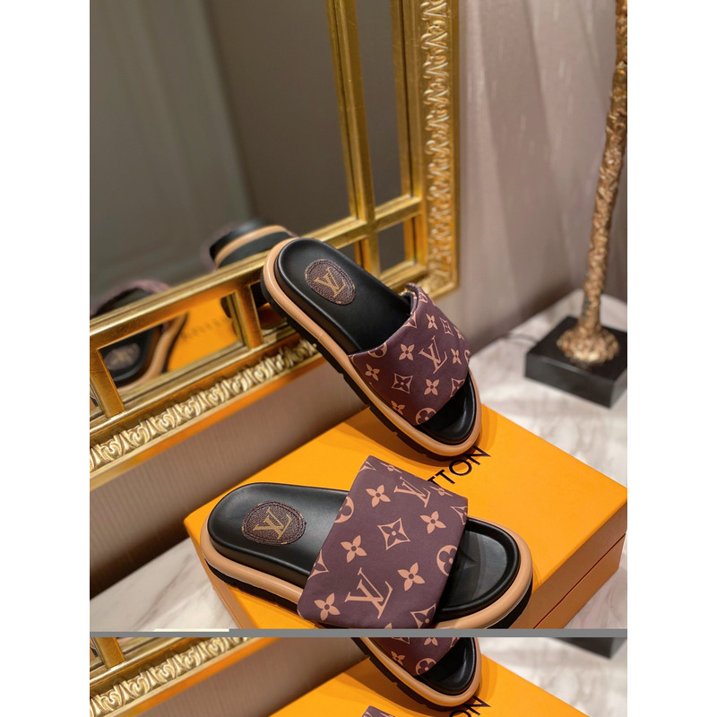 l**is V*t*n pool pillow comfort mule brown