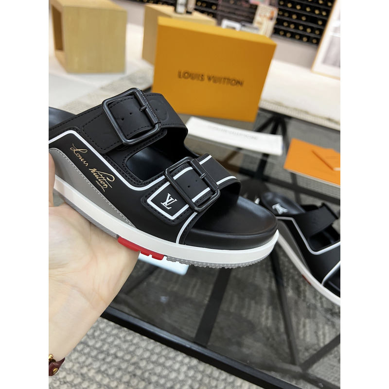 l**is V*t*n trainer mule black &grey