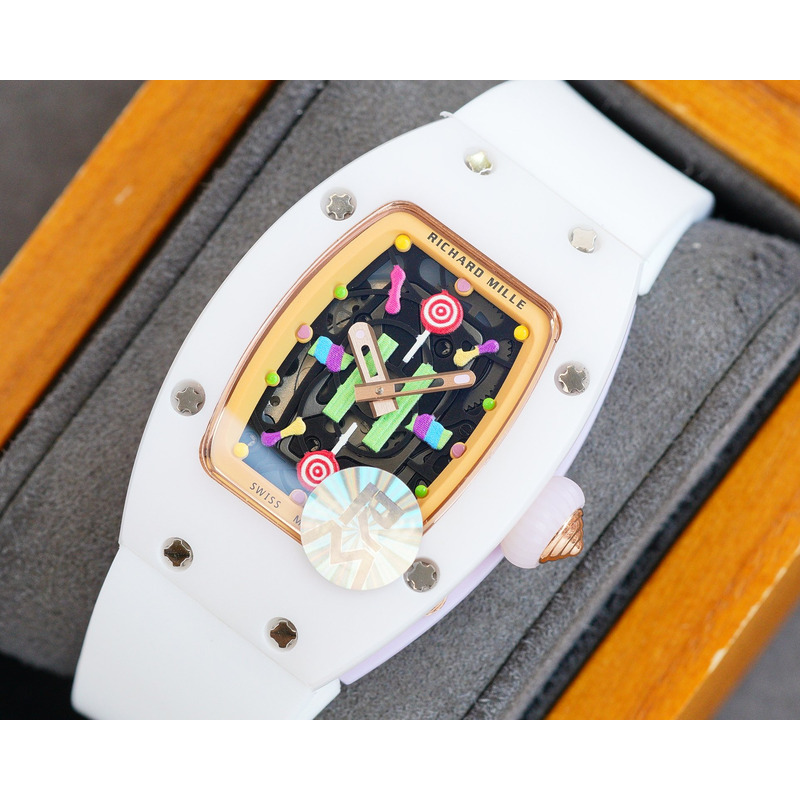 Richard Mille – White Strap White Case