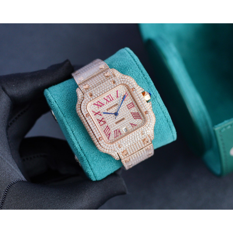 cartier santos de cartier Di*m*nds watches