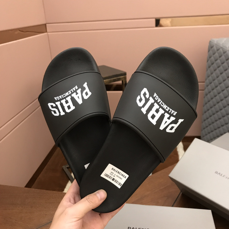 Ba*len*cia*ga paris pool slides black
