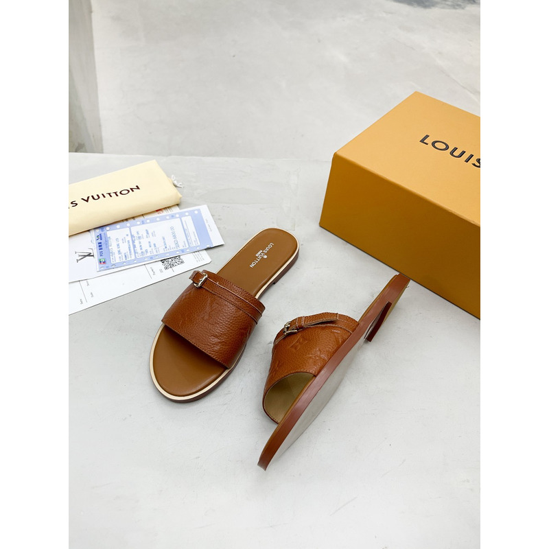 l**is V*t*n flat mules cinnamon