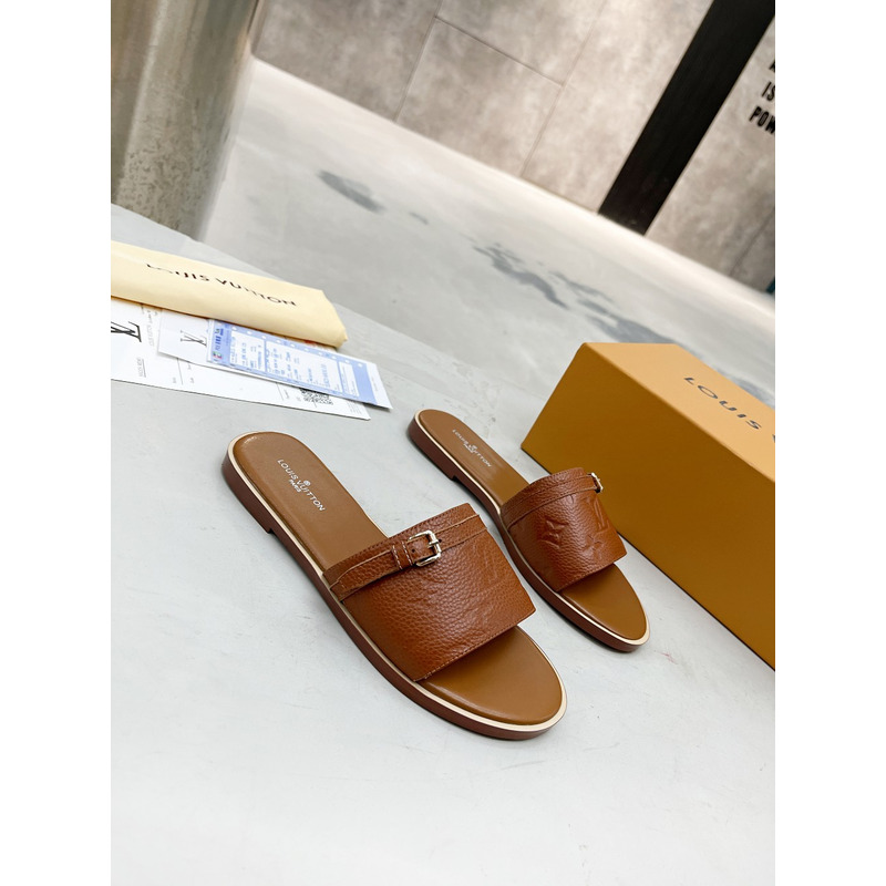 l**is V*t*n flat mules cinnamon