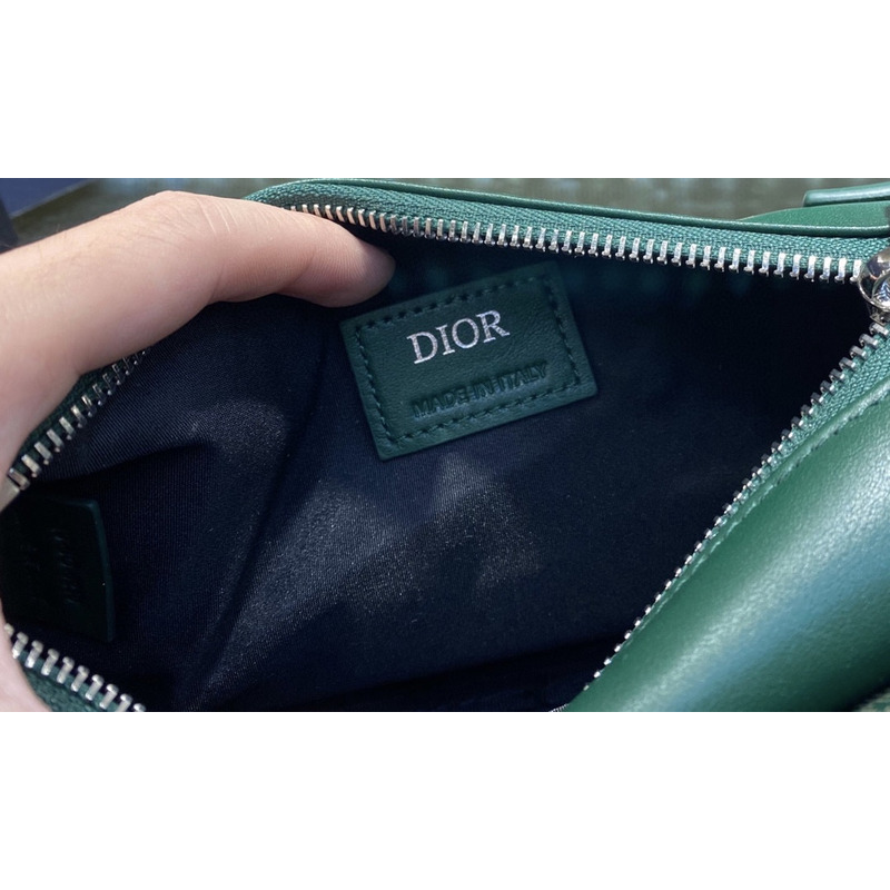 D*or mini saddle messenger bag green