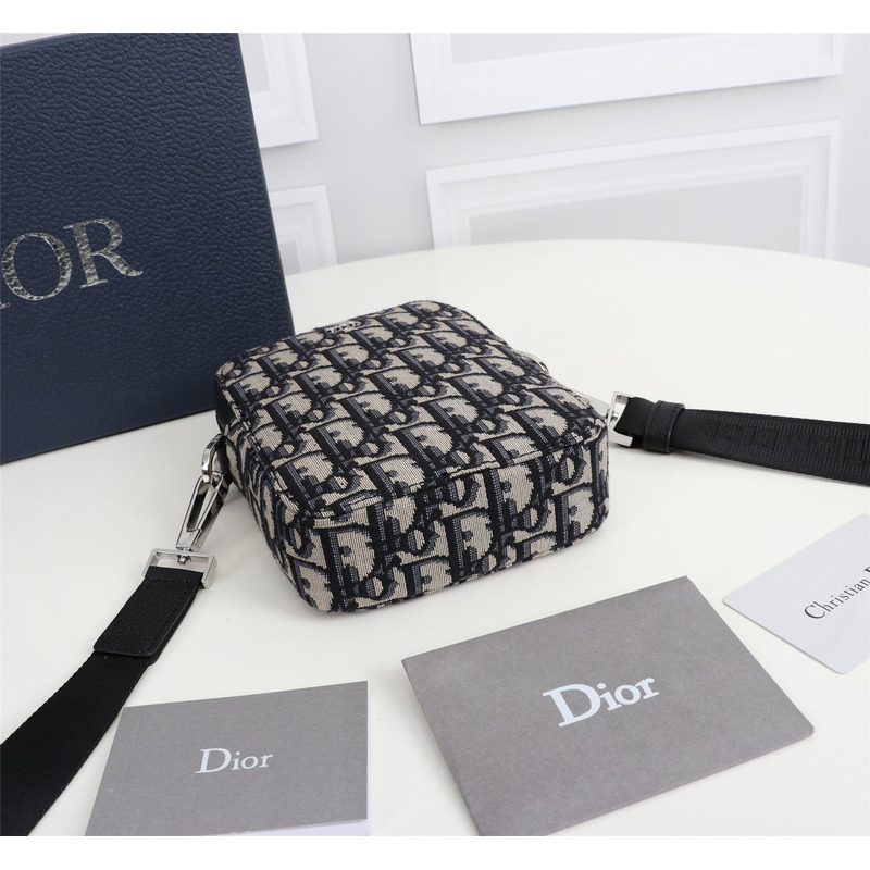 D*or mini roller messnager bag beige and black