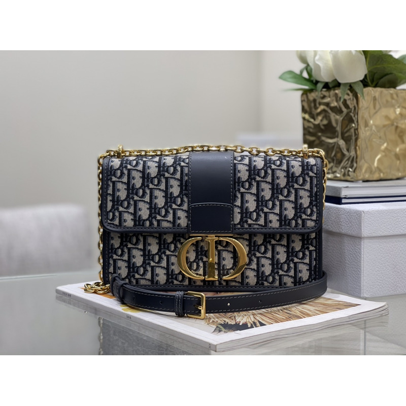 D*or oblique jacquard 30 montaigne chain bag m9208utzq_m928