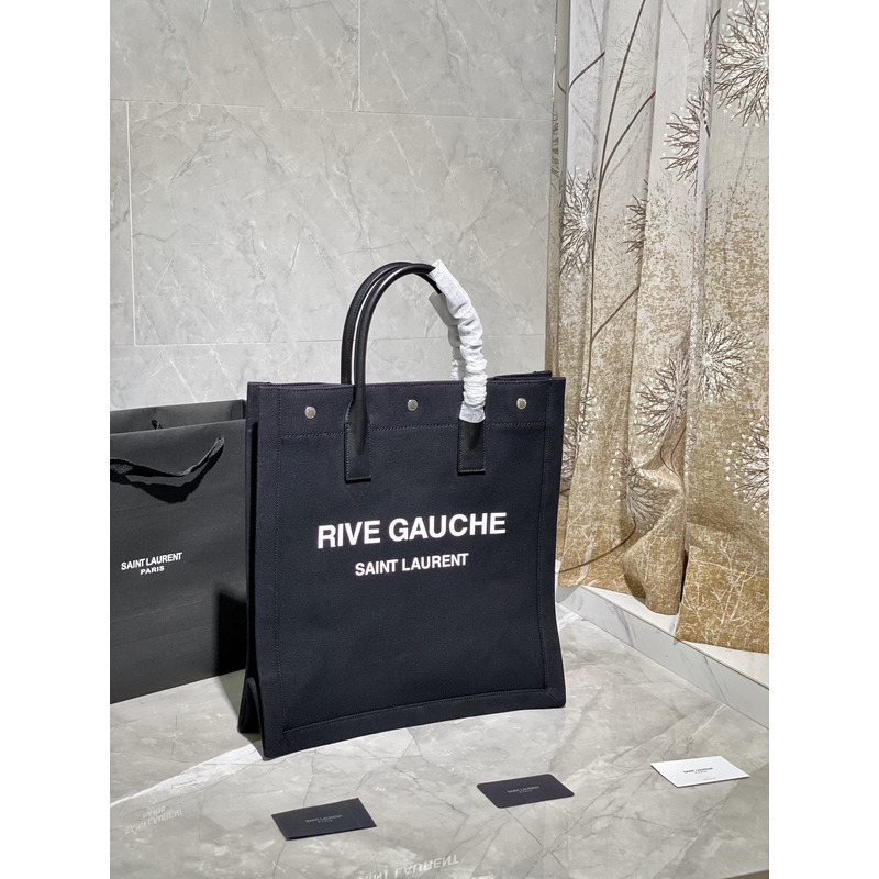 Saint Laurent Rive Gauche Tote Black M