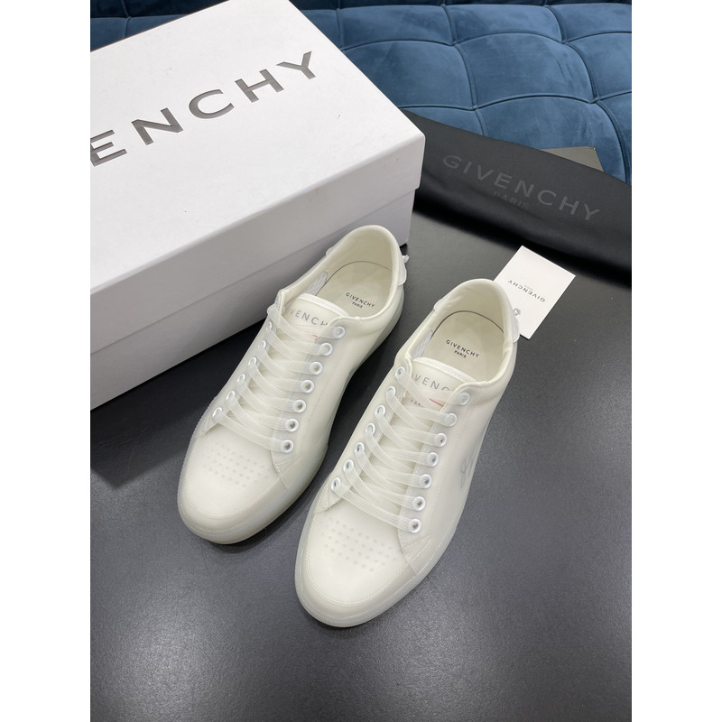 Givenchy Transparent Polyurethane Sneakers White