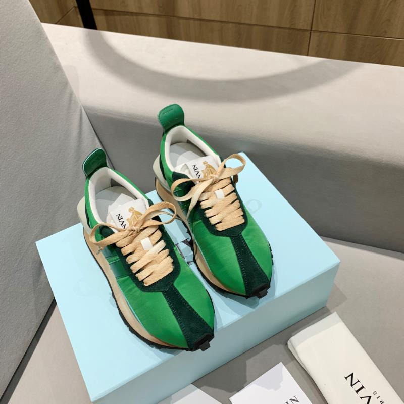 LANVIN Bumper Sneaker Dark Green