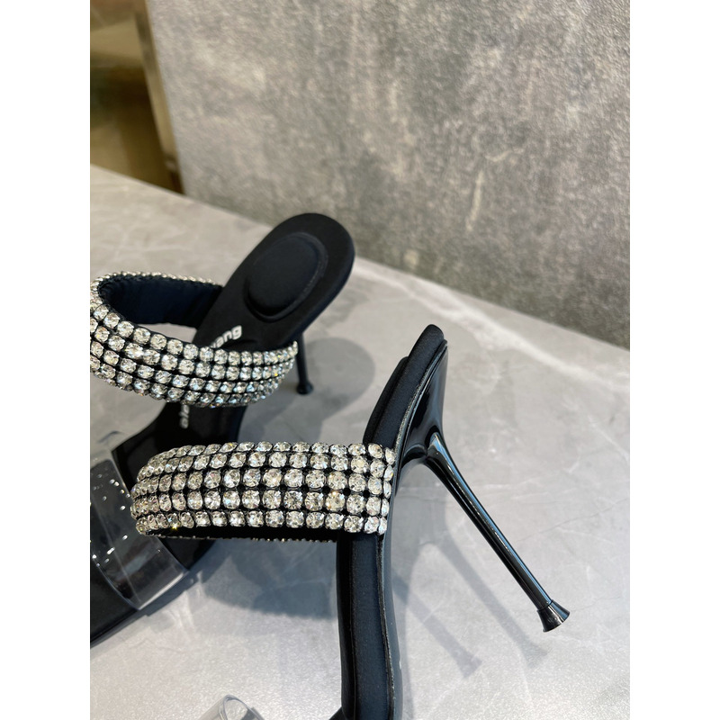 Alexander Wang Rhinestone-embellished Sandals 9cm