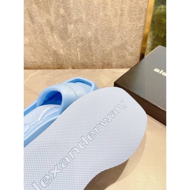 Alexander Wang taji Lycra Platform Sandals Blue