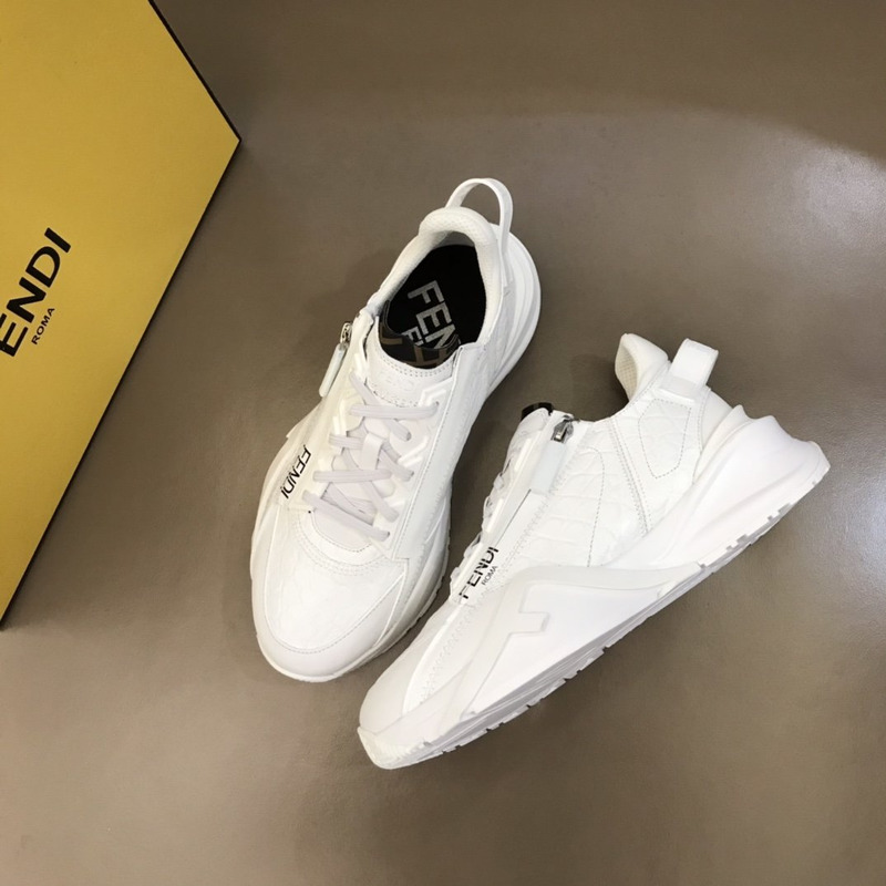 F**di flow low-tops white