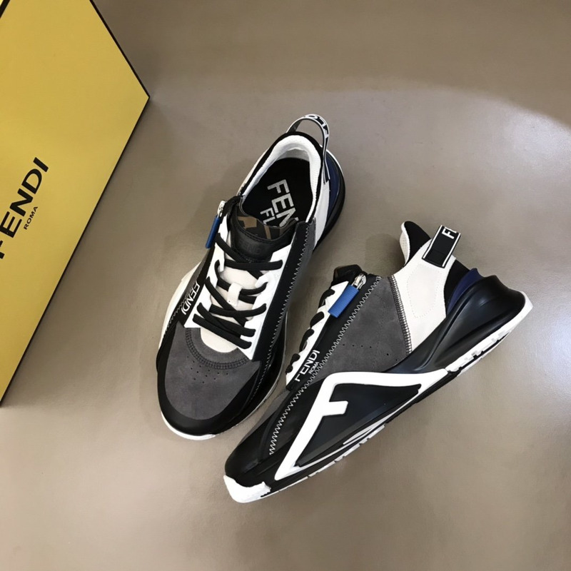 F**di flow running sneakers grey