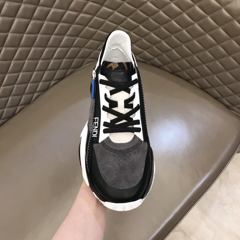 F**di flow running sneakers grey