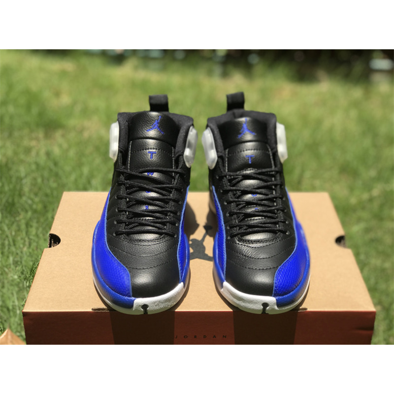 Jordan 12 Hyper Royal Black and Blue