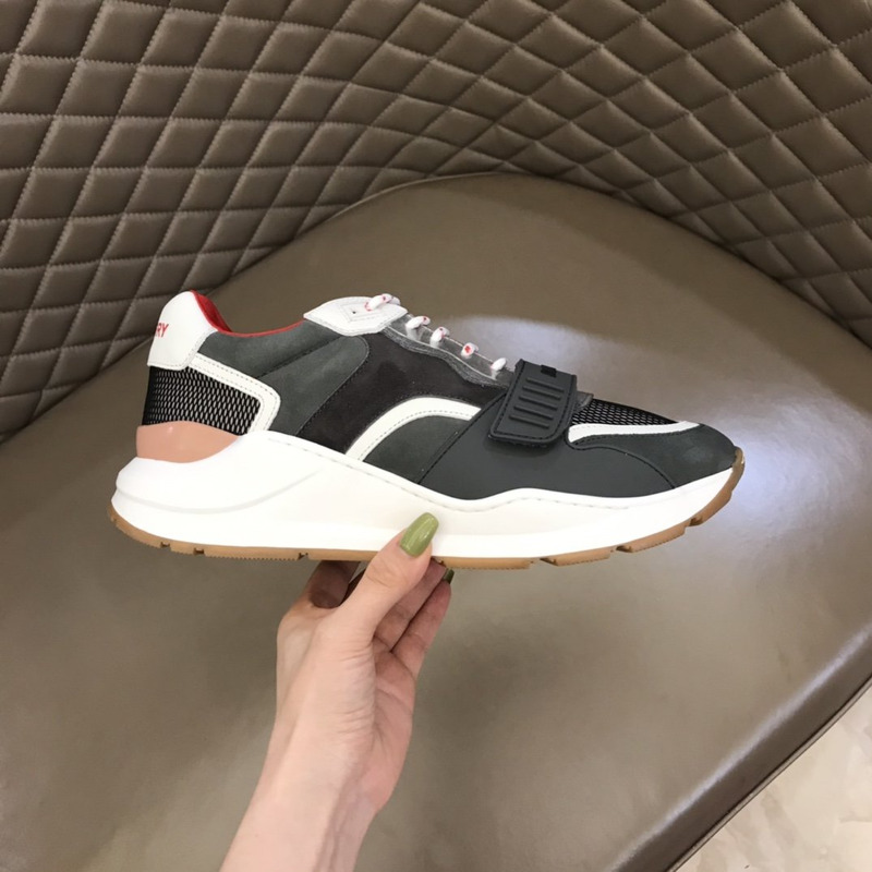 B**rry vintage check cotton sneaker black and  archive beige