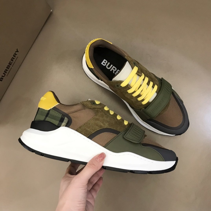 B**rry ramsey sneaker brown and dark green