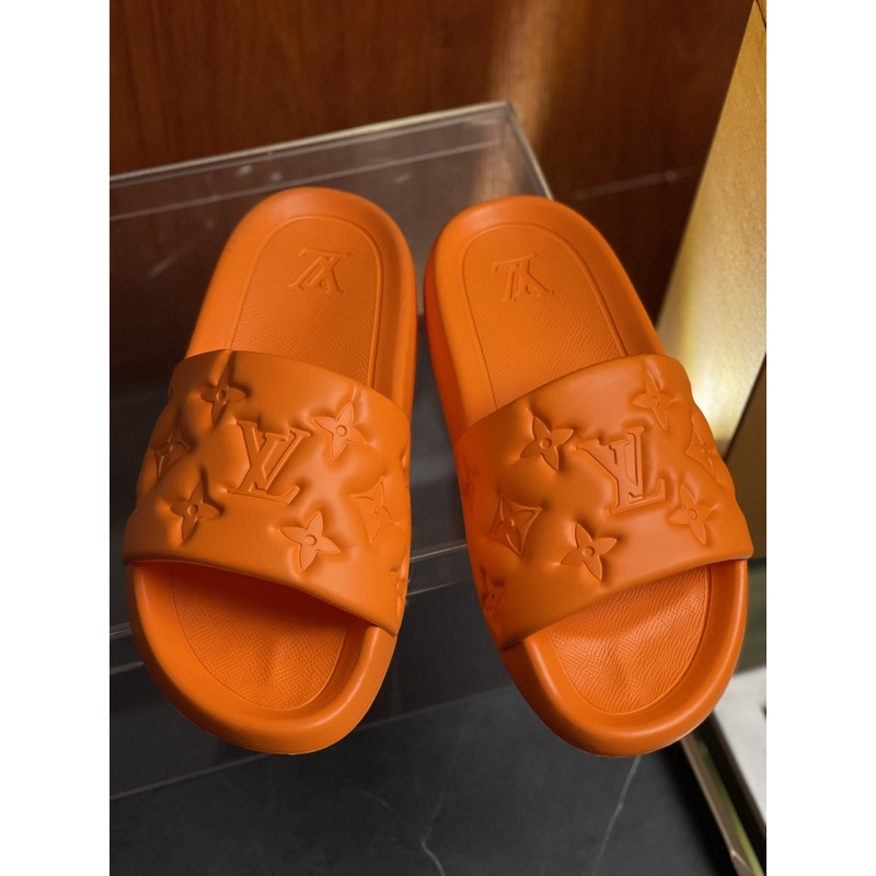 l**is V*t*n’s puffy waterfront mule orange