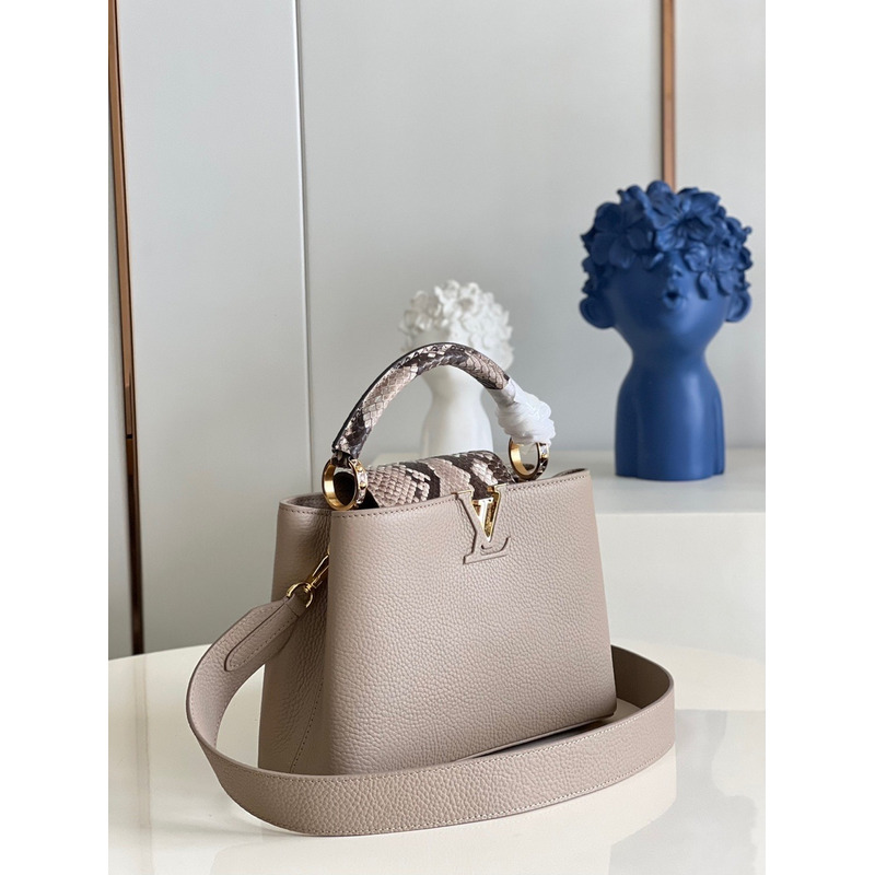 LV Capucines BB Bag Galet