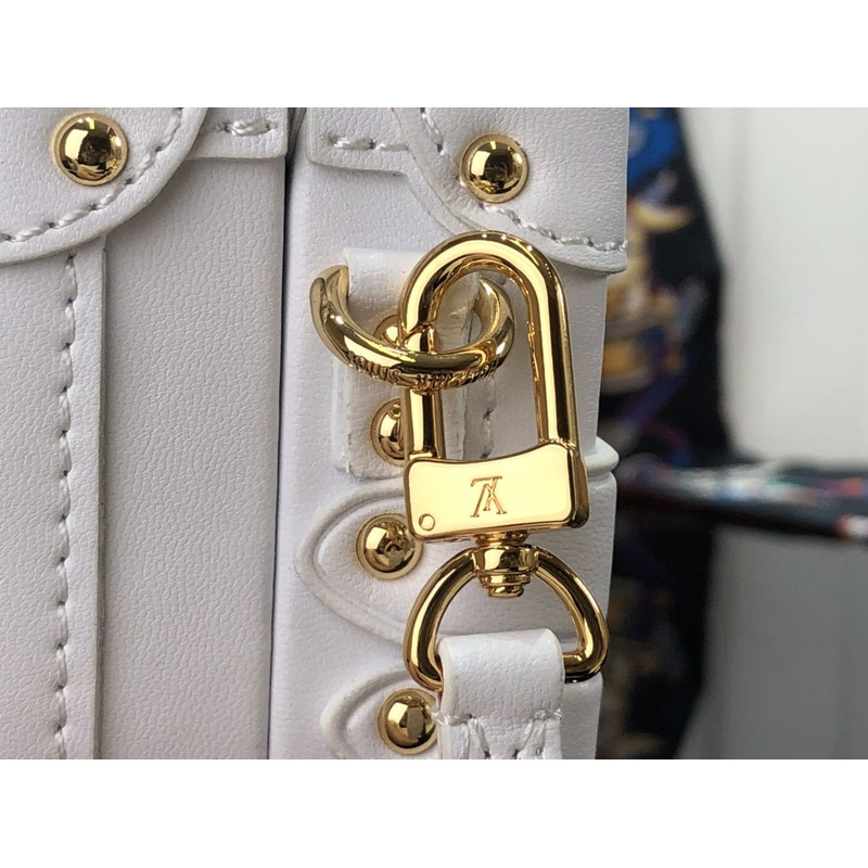 LV Petite Malle Shoulder Bag White