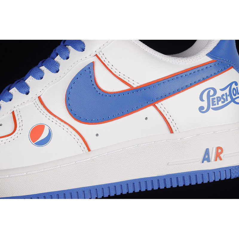 Nike Air Force 1 07 Low LV6 Pepsi Cola White Blue Orange BS8856-113