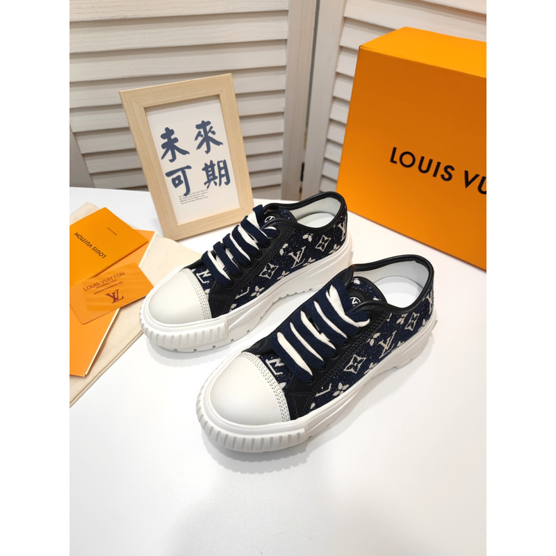 l**is V*t*n squad monogram sneaker black