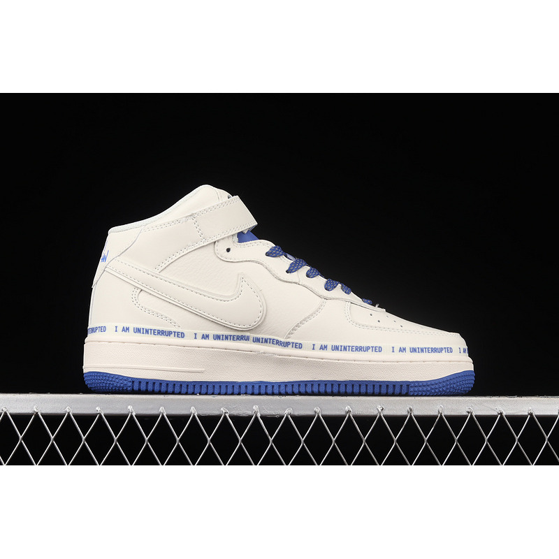 Uninterrupted x Nike Air Force 1 07 Mid White Royal Blue CT1206-600
