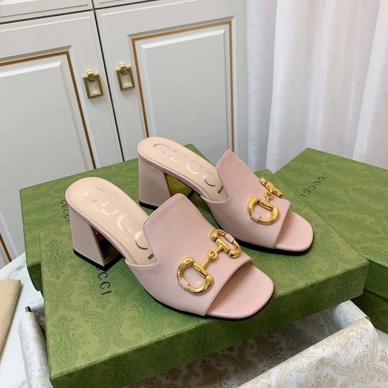 G*u*i women''s sandal with horsebit pink ‎655412 bko00 6705