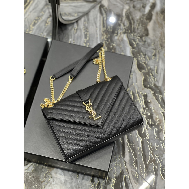 Saint Laurent Collège Medium Shoulder Bag Black