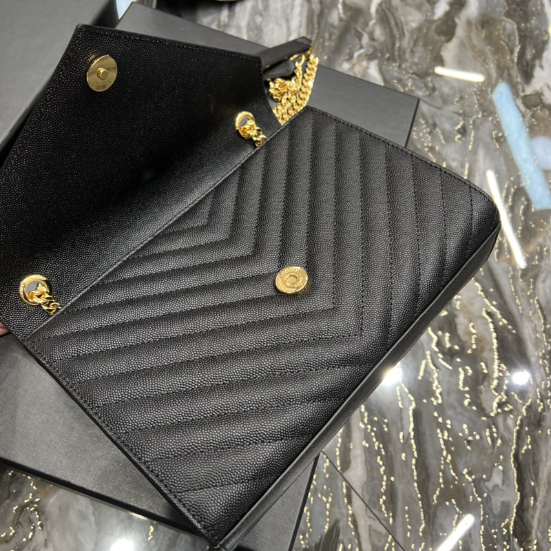 Saint Laurent Collège Medium Shoulder Bag Black