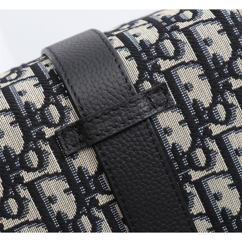 D*or messenger bag oblique jacquard in black