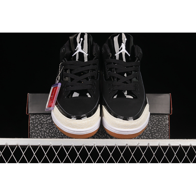 Air Jordan 3 Retro Black White Gum (GS) Sneakers Black