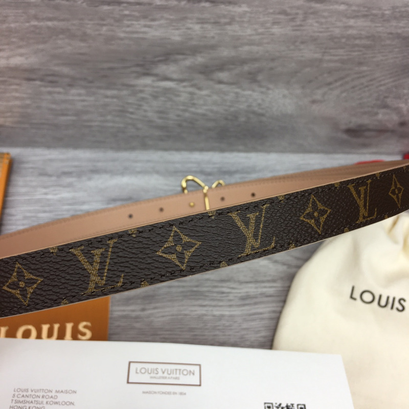 l**is V*t*n fall in love reversible belt monogram black brown