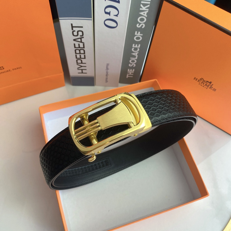 H**mes buckle reversible belt